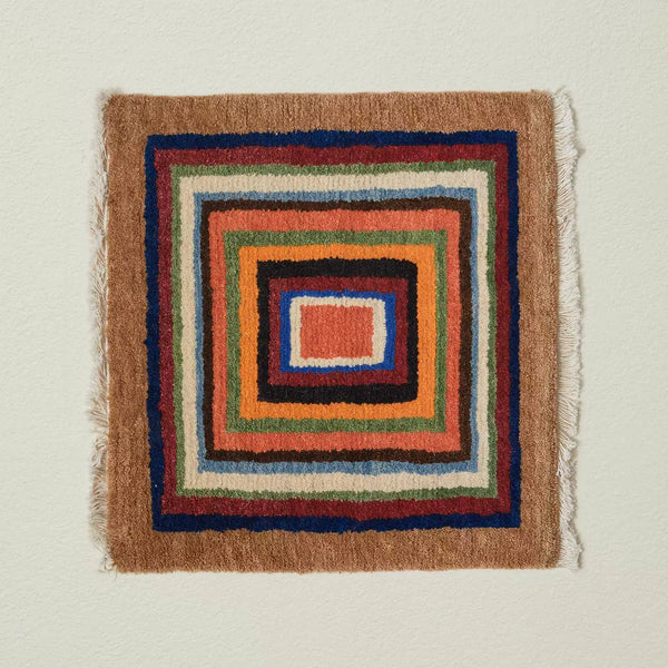 The Highland Wool Seat Mat | Hand-Spun & Knotted Artifact