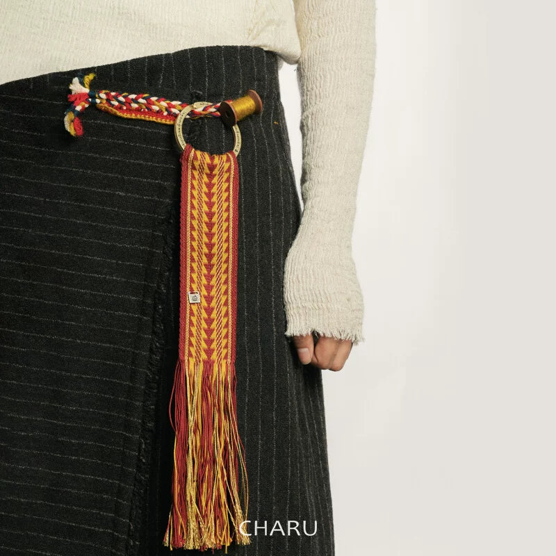 The Nomadic Sash | Hand-Woven Guardian