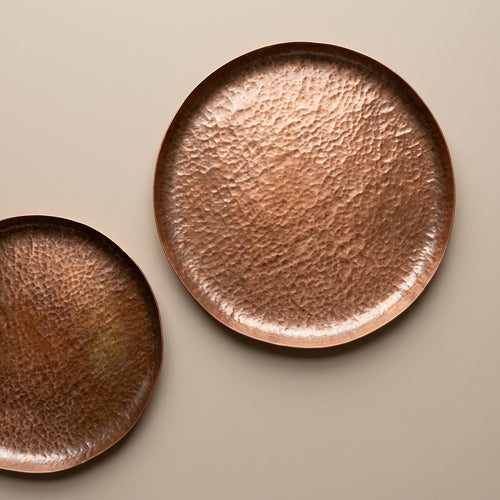 The Heritage Copper Tray | Hand-Forged Raw Metal